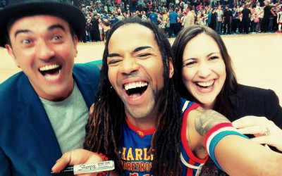 ¡CON LOS HARLEM GLOBETROTTERS!